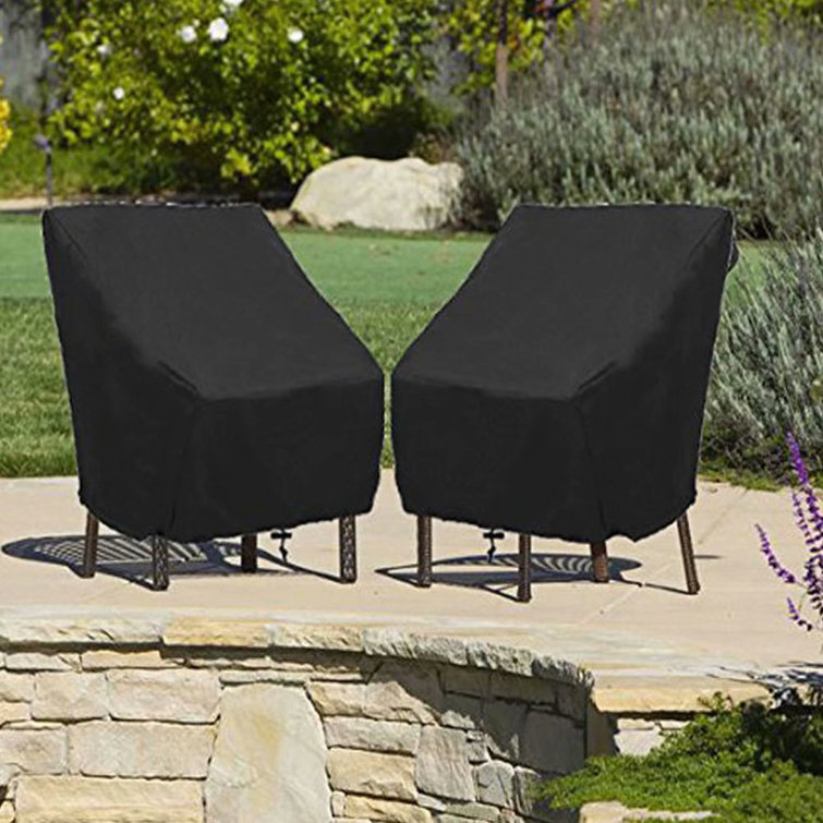 Rebrilliant Latiker Outdoor Garden Chair Cover Sets, High Back Patio